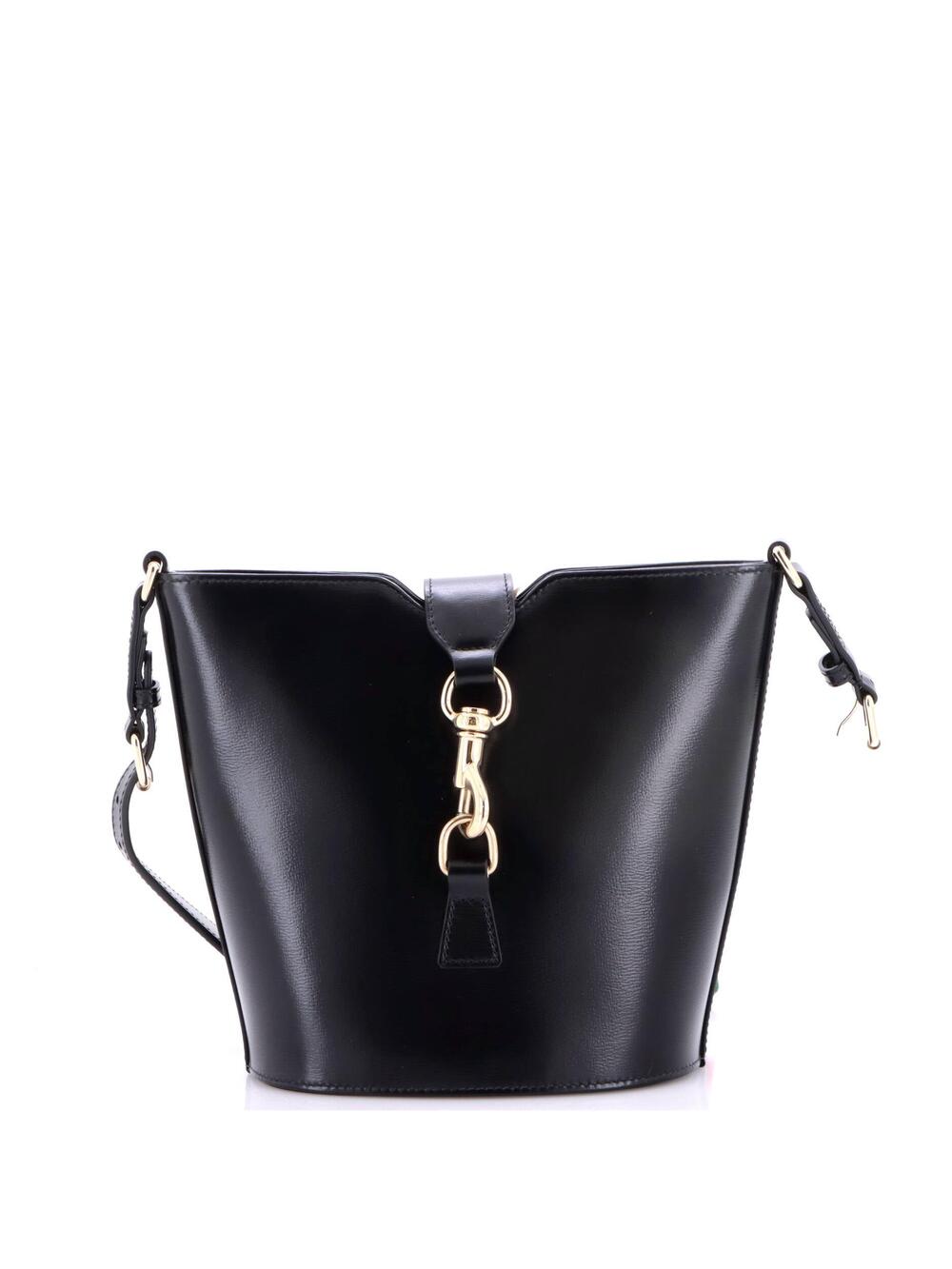 Gucci Jackie Web Bucket Bag Leather #365695G11B